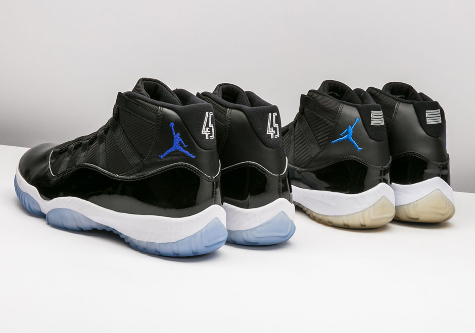 Air Jordan 11 Space Jam 09 Vs 16 Comparison 7