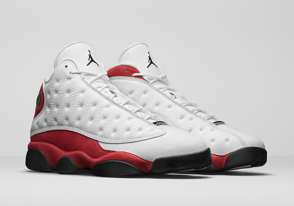 Air Jordan 13 White True Red Black 2017 3