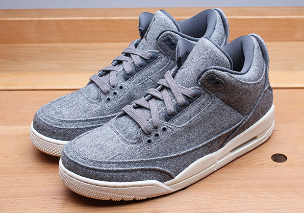 Air Jordan 3 Wool Detailed Look Release Date 02