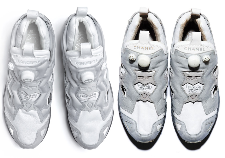 Concepts Recreates Chanel Collaborations Of The Reebok Instapump Fury