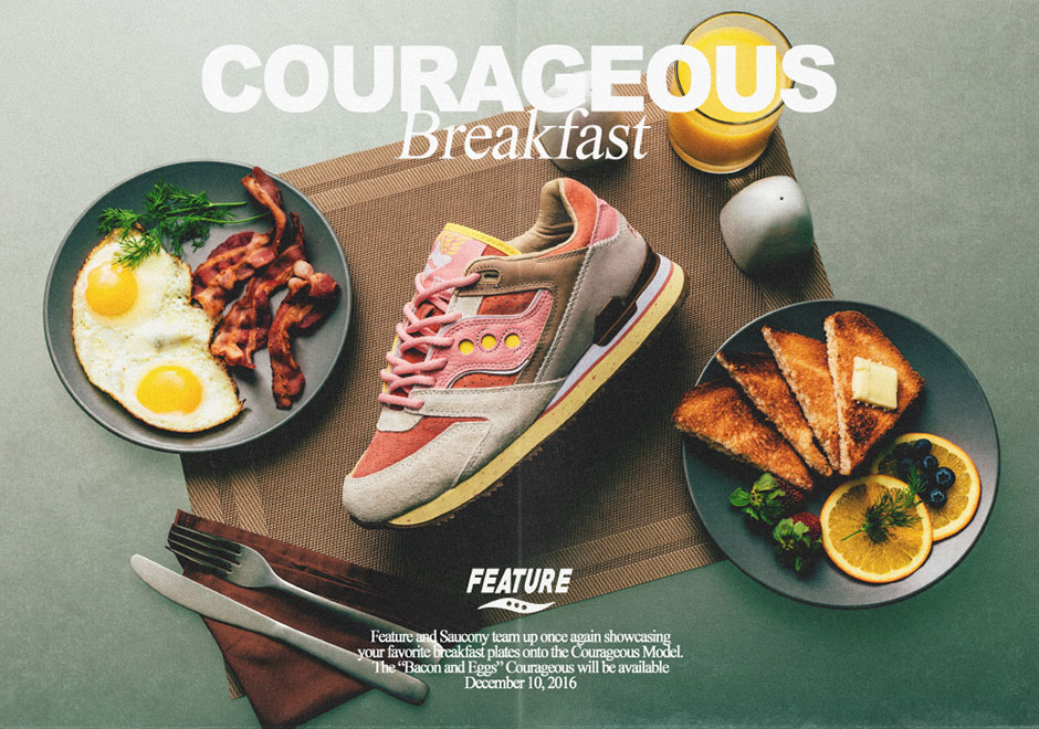 Feature And Saucony Design A Shoe Inspired By A Classic Breakfast Combo