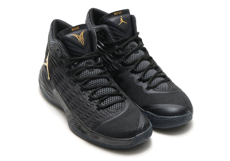 Jordan Melo M13 Black Gold Detailed Look 2