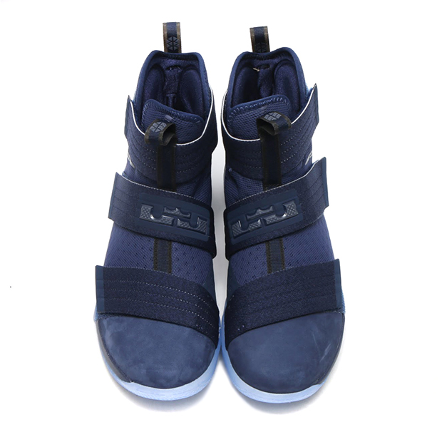 Lebron Soldier 10 Midnight Navy Suede Toe 852400 444 3