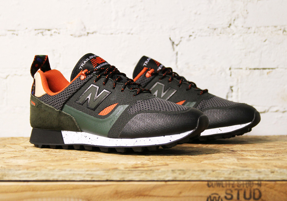 New Balance Trailbuster Reengineered Forest Green Black Orange 1