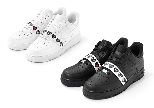 A Detailed Look At The COMME des GARCONS "Emoji" Air Force 1s