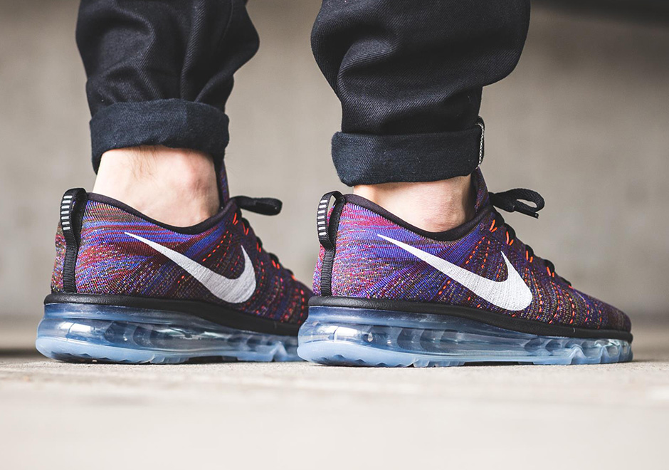 Nike Air Max Flyknit Multi Color Medium Blue 03