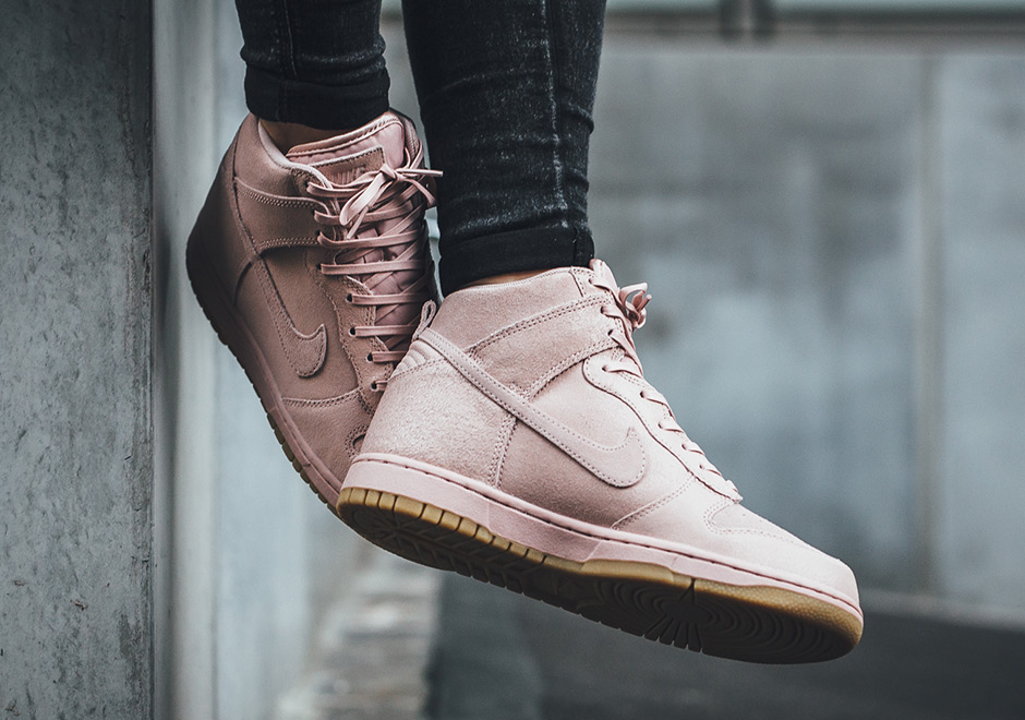 Nike Dunk High Premium Oxford Pink 03