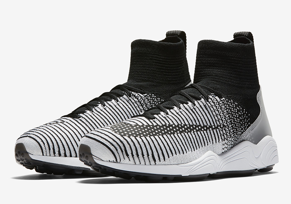 Nike Flyknit Mercurial Ix Black White Stars 1