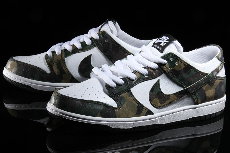 Nike Sb Dunk Low Camo Legion Green White Black 02