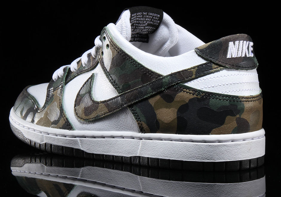 Nike Sb Dunk Low Camo Legion Green White Black 04