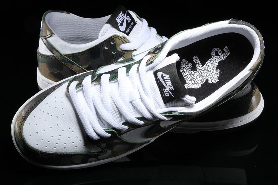 Nike Sb Dunk Low Camo Legion Green White Black 05