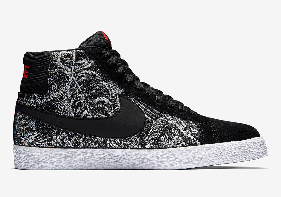 Nike Sb Zoom Blazer Black White 1