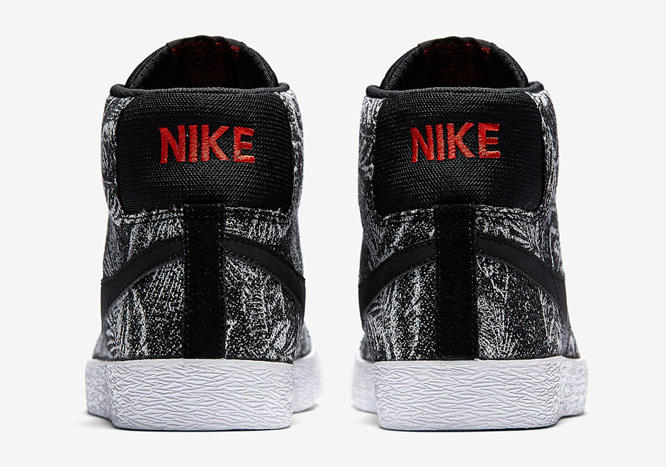 Nike Sb Zoom Blazer Black White 3