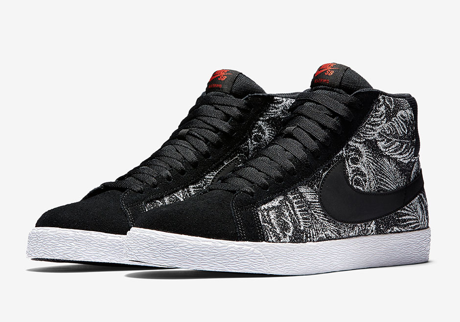 Nike Sb Zoom Blazer Black White 6