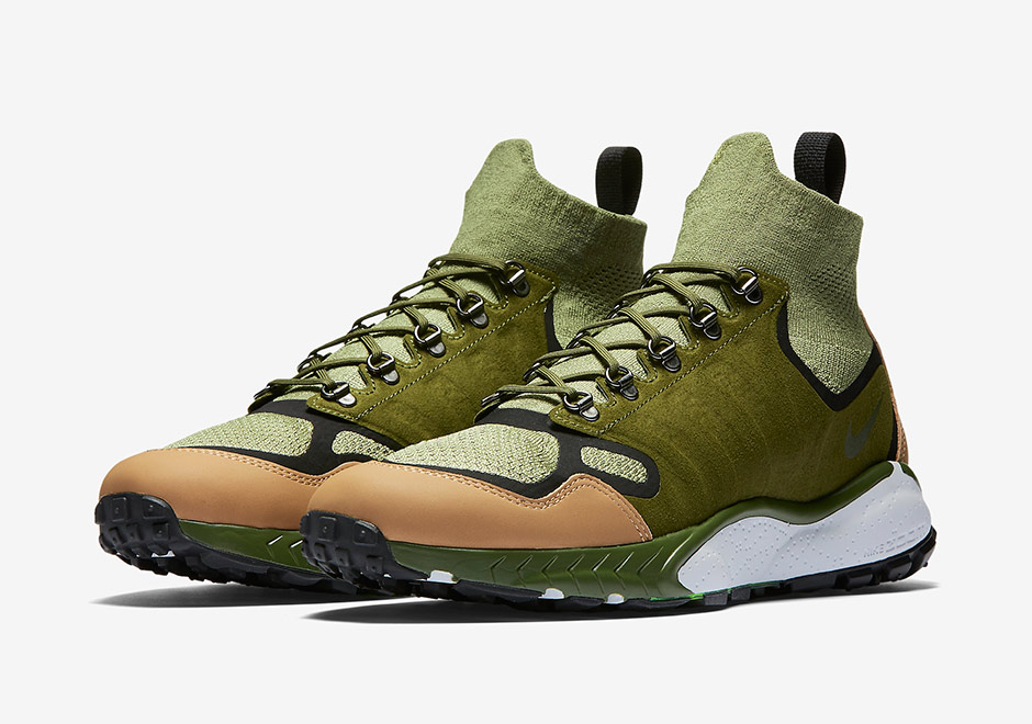 Nike Zoom Talaria Mid Flyknit Palm Green Legion Green Vachetta Tan 12