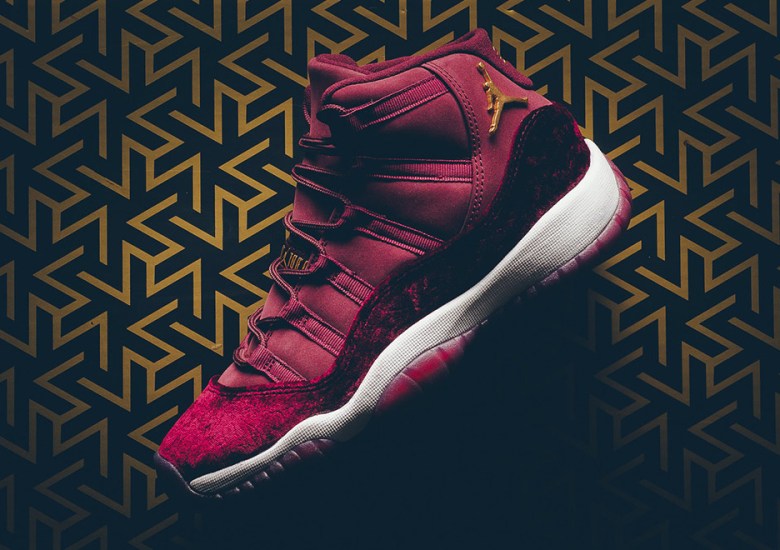 The Red Velvet Jordan 11 Is Available