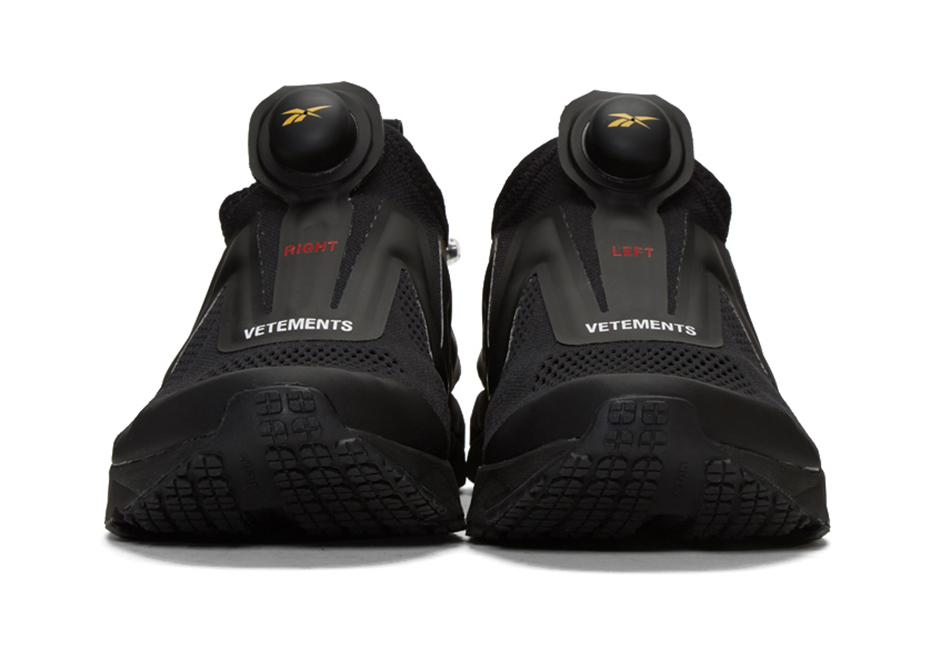 Reebok Vetements Pump Supreme Black 3