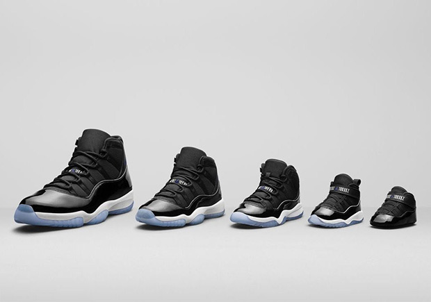 Space Jam 11 Sizes