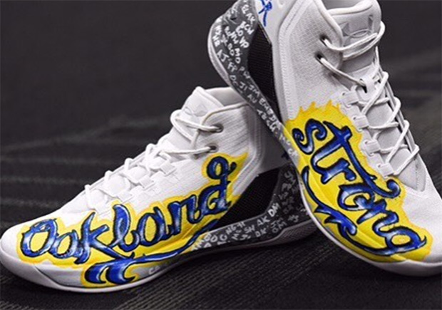 Steph Curry Oakland Strong 1