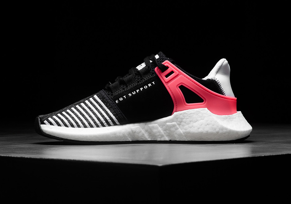 Adidas Eqt Support 93 17 Black Turbo Red Sneaker 3