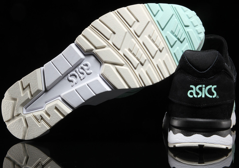 Asics Gel Lyte V Black Mint Toe 3