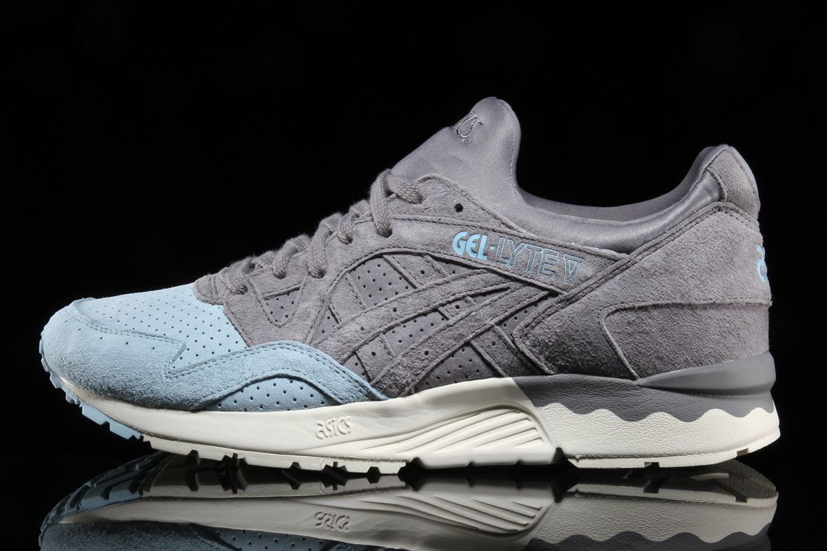 Asics Gel Lyte V Grey Light Blue Toe 1