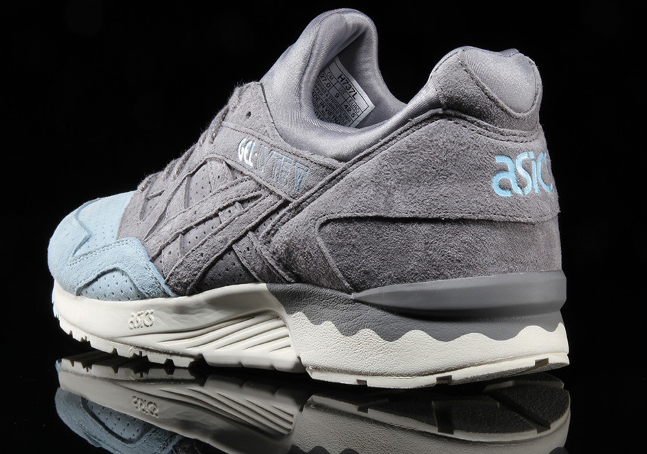 Asics Gel Lyte V Grey Light Blue Toe 2