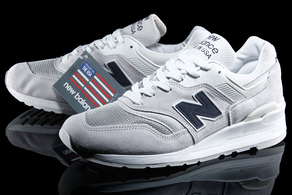 New Balance 997 White Navy 3