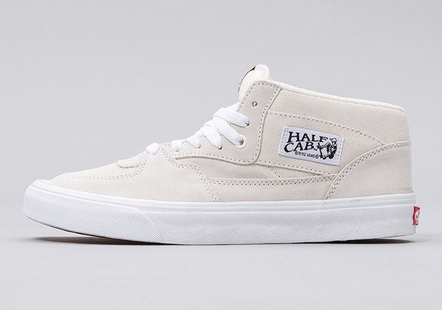 Off-White Suede Hits The Classic Vans Half Cab