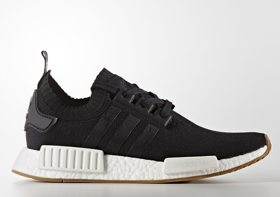 Adidas Nmd R1 Gum Pack White Black Primeknit 2