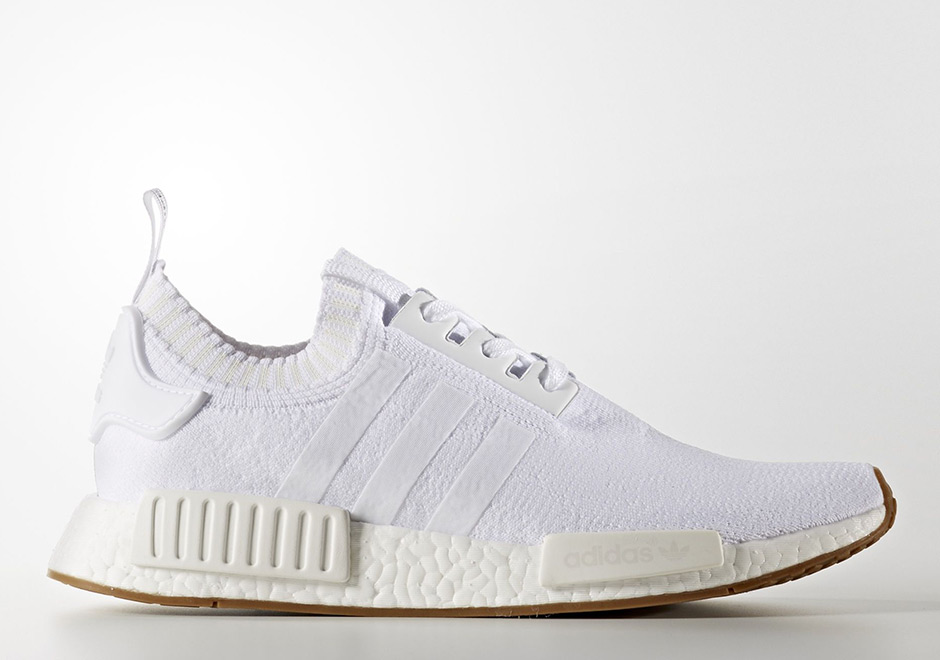 Adidas Nmd R1 Gum Pack White Black Primeknit 7