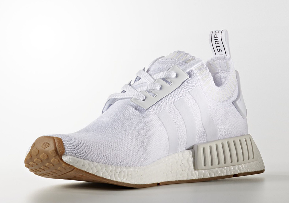 Adidas Nmd R1 Gum Pack White Black Primeknit 9