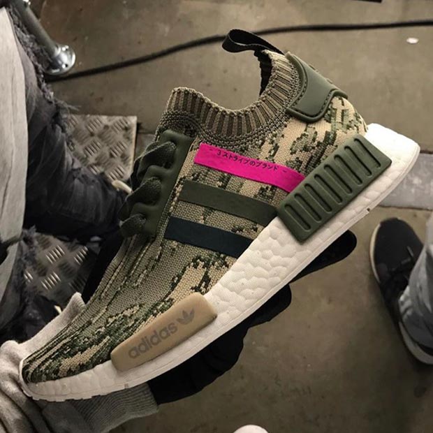 Adidas Nmd R1 Primeknit Snakeskin Pattern