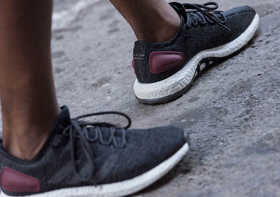 Adidas Pure Boost Black Burgundy 2