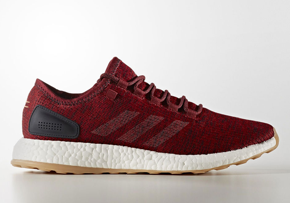 Adidas Pure Boost Burgundy Mystery Red Night Navy Ba8895