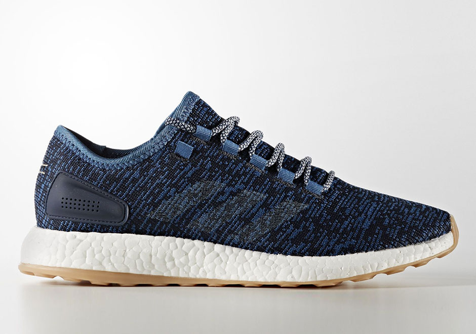 Adidas Pure Boost Core Blue Linen Midnight Navy Ba8896