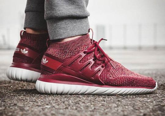 Red Primeknit Appears On The adidas Tubular Nova