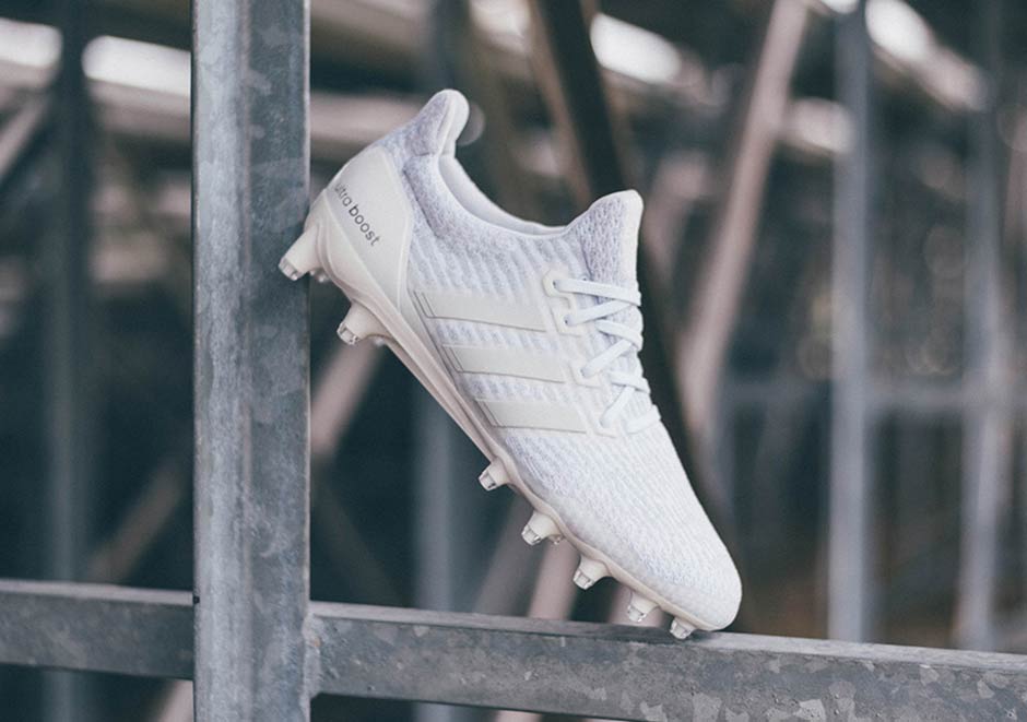 Adidas Ultra Boost Cleats Triple White 2