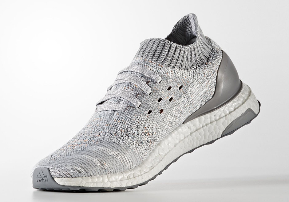 adidas Ultra Boost Uncaged Releasing In Light Grey With Hints of Color In The Primeknit