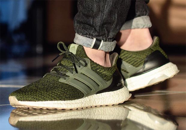 Adidas Ultraboost 3 0 Olive Tan Sole 1