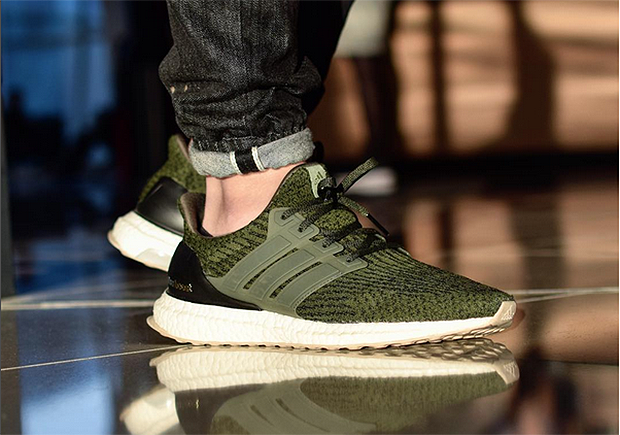 Adidas Ultraboost 3 0 Olive Tan Sole 2