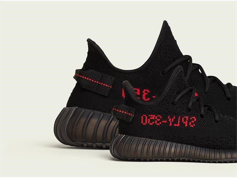 adidas Yeezy Boost 350 v2 "Black/Red" Releasing In Toddler Sizes