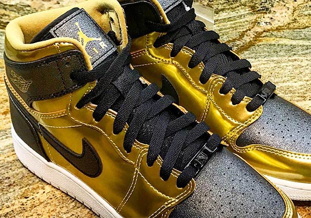 Air Jordan 1 Bhm Girls Gold