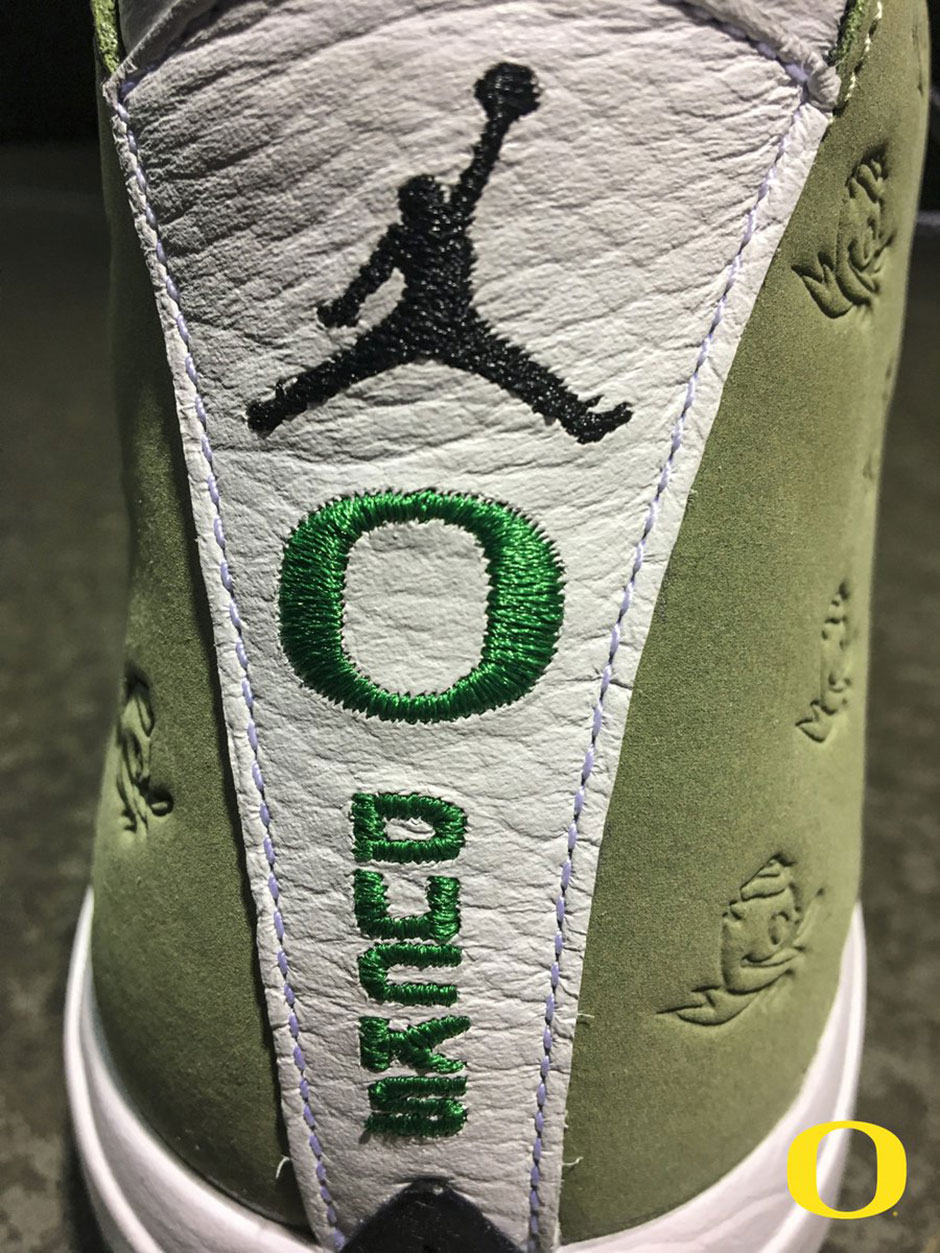 Air Jordan 14 Oregon Ducks Basketball Pe 5