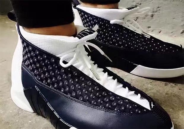 Air Jordan 15 Obsidian On Foot 1