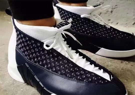 An On-Foot Look At The Air Jordan 15 “Obsidian”