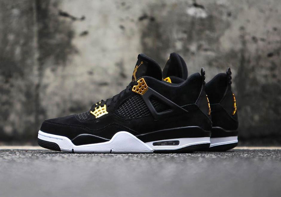 Jordan 4 Royalty Black Gold 2