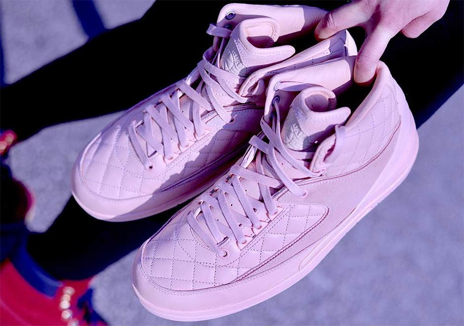 Just Don Air Jordan 2 Pink Detailed Images 01