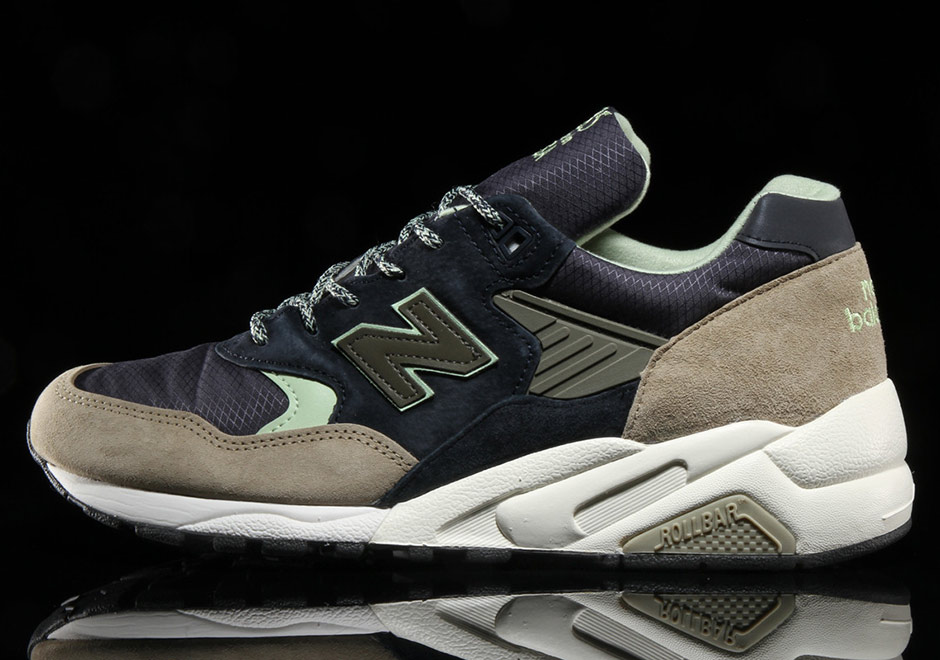 New Balance 585 Navy Grey Mint 2