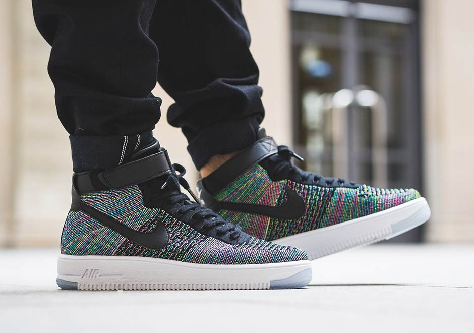 Nike Air Force 1 Mid Flyknit Multi Color 2 0 01